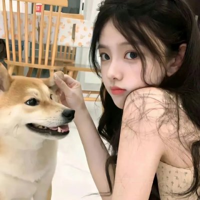 挎斗摩托车里的狗